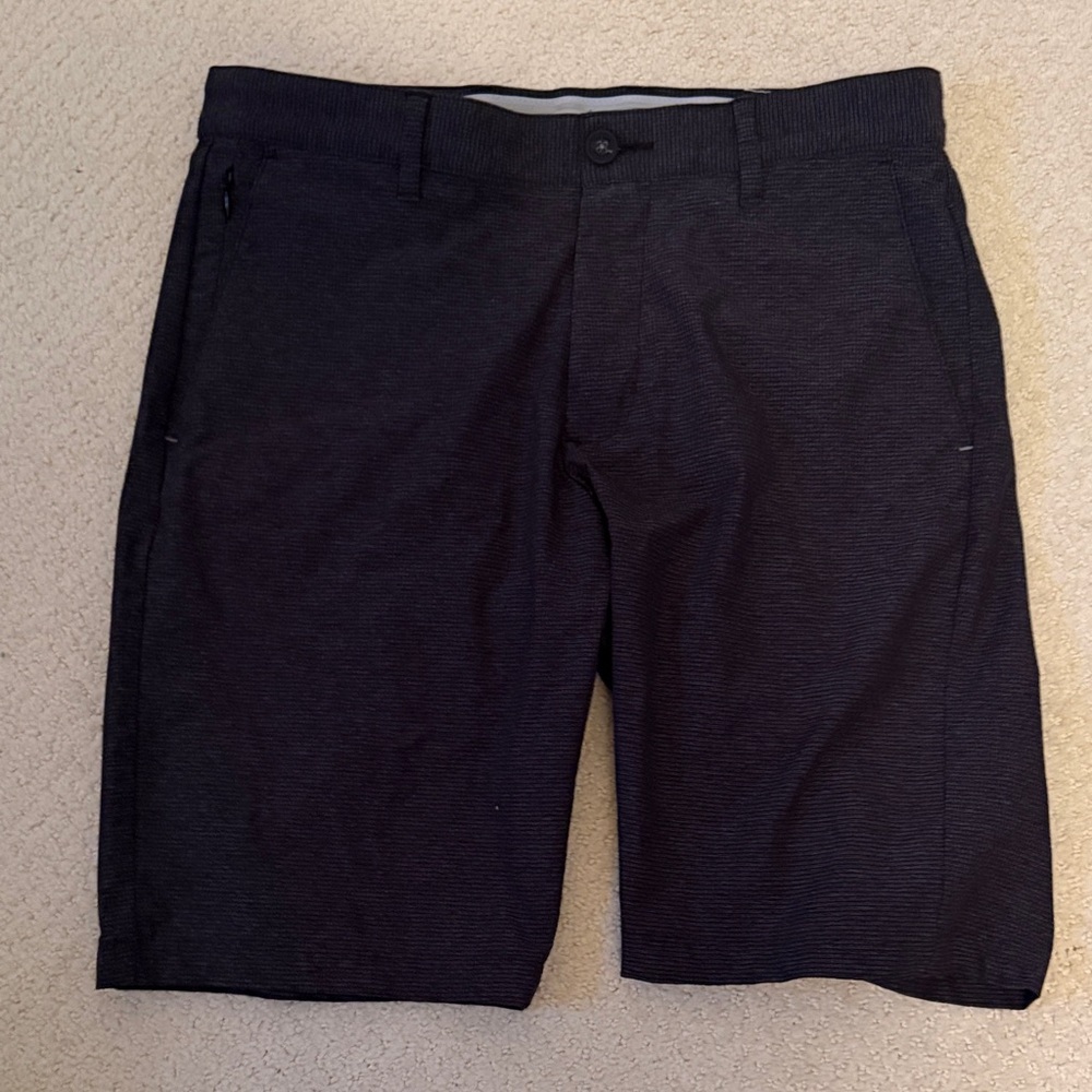 Tommy Bahama Charcoal Flat Front Shorts , size 30